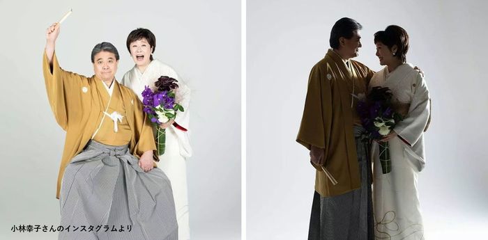 小林幸子、結婚10周年で挙式 写真公開