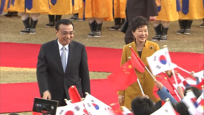 中韓首脳会談 幅広い分野の連携強化で一致