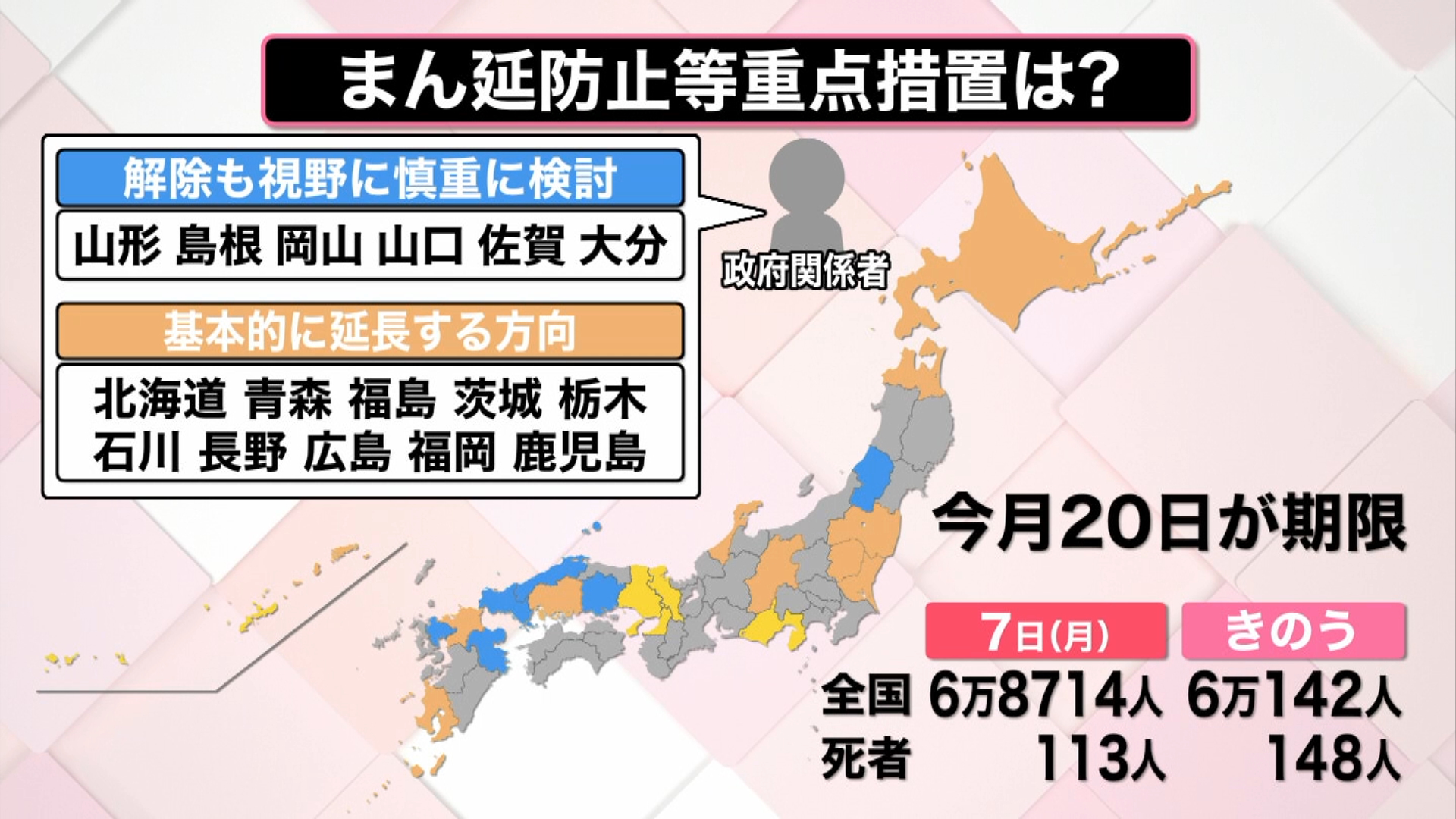 いつまで 防止 鹿児島 蔓延 鹿児島県もまん延防止要請 措置区域は県内全域の方針、時短要請も