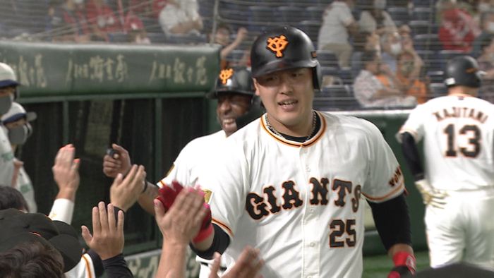巨人・岡本22号同点弾 先制許した直後に