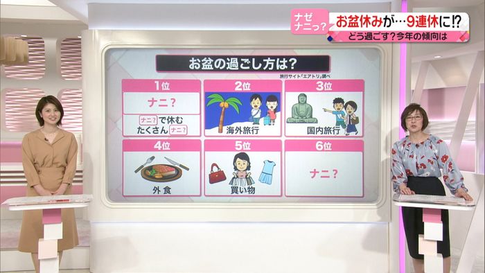 どう過ごす? お盆休みが“9連休”に!