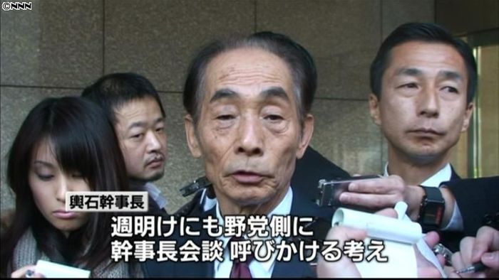 輿石氏 週明けにも幹事長会談呼びかけへ