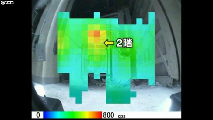 1号機原子炉建屋の放射線画像を公開~東電