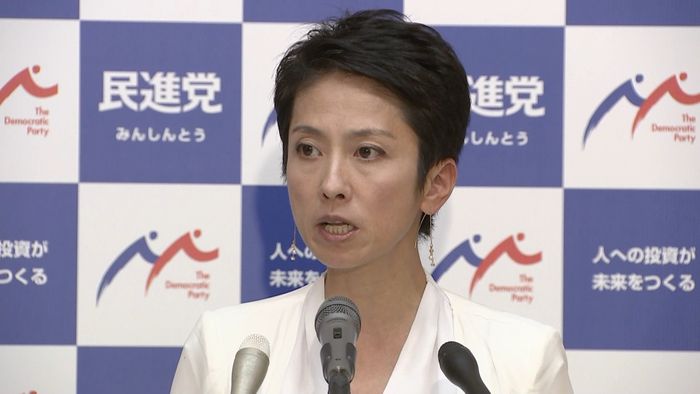 民進党・蓮舫代表 執行部交代の意向固める