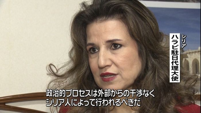 政治プロセス干渉受けずに~シリア代理大使