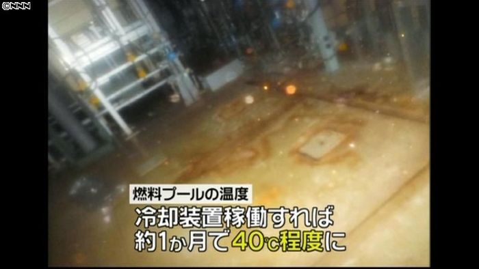 2号機燃料プール 月内に冷却装置を設置へ