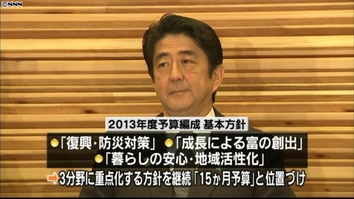 来年度予算編成の基本方針を閣議決定~政府