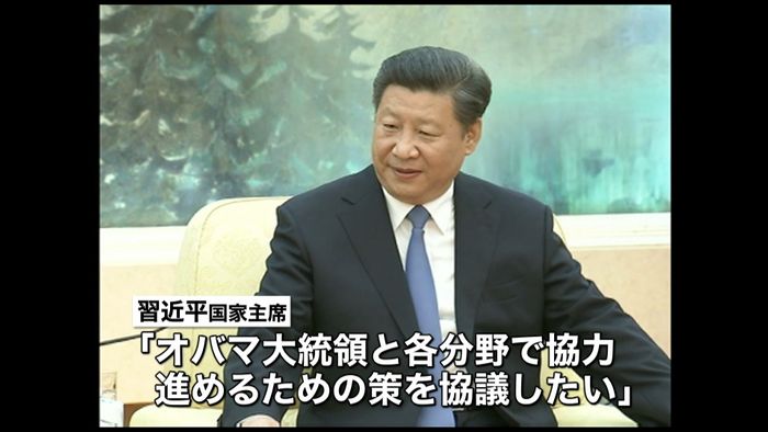 訪米前に意見交換 習主席、ライス氏と会談