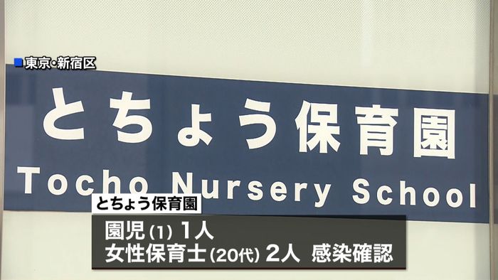 都議会議事堂「とちょう保育園」園児ら感染