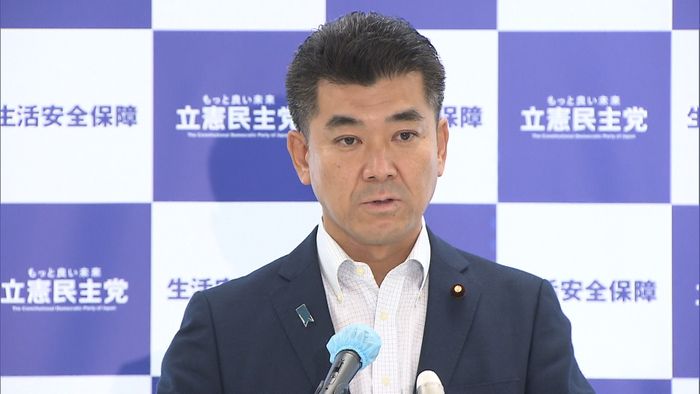 立憲・泉代表 安倍元首相の国葬“反対”表明
