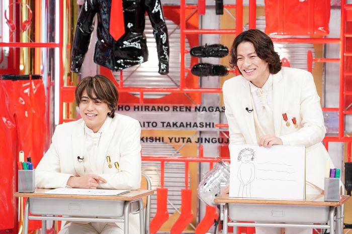 King & Prince 平野紫耀“画伯” お絵描きクイズで“自分の裸”描く