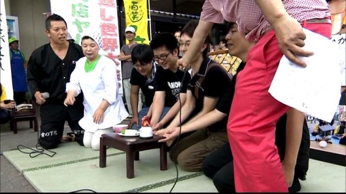 ちゃぶ台返し世界大会開催 岩手・矢巾町