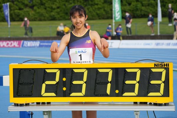 女子1000m日本新記録の田中希実選手