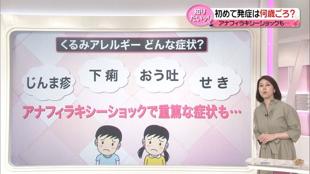 【解説】“くるみアレルギー急増”　表示を義務化へ　「子どもに多く見られる」初めての発症は何歳？