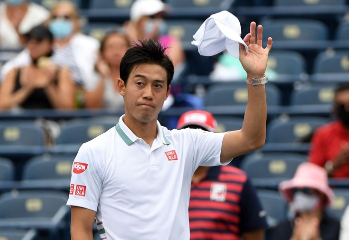 錦織圭 右肩痛のため2回戦でツアーを棄権