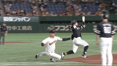 全力疾走でタッチアウト 二者連続三振の 豪快プレー 披露 巨人 アンドリース初回無失点 全力疾走でタッチアウト 二者連続三振の 豪快プレー 披露 巨人 アンドリース初回無失点