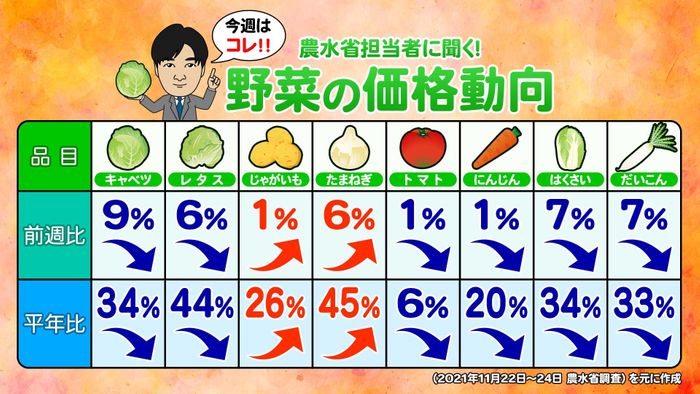 農水省「万能野菜!キャベツがお買い得」