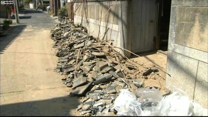 淡路で震度6弱 兵庫で105棟が一部損壊