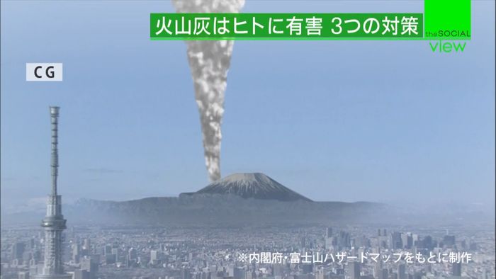 火山灰から身守る３つの方法　火山大国日本