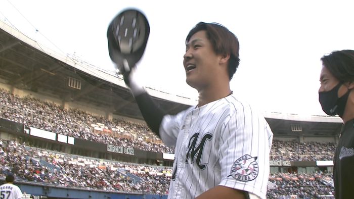 ロッテ・山口のCS初ホームランで勝ち越し