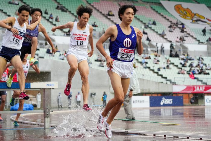 【陸上日本選手権・男子3000m障害】三浦龍司が圧勝 他の大学生も健闘