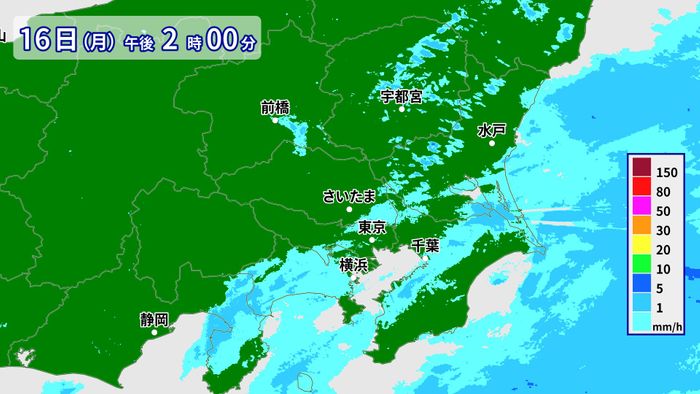 沿岸部では夕方にかけ雨 各地で気温上がらず肌寒く