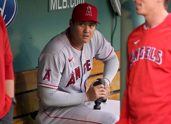 4試合ぶりヒットの大谷翔平 試合前には“治療器具”で股関節を入念にケア