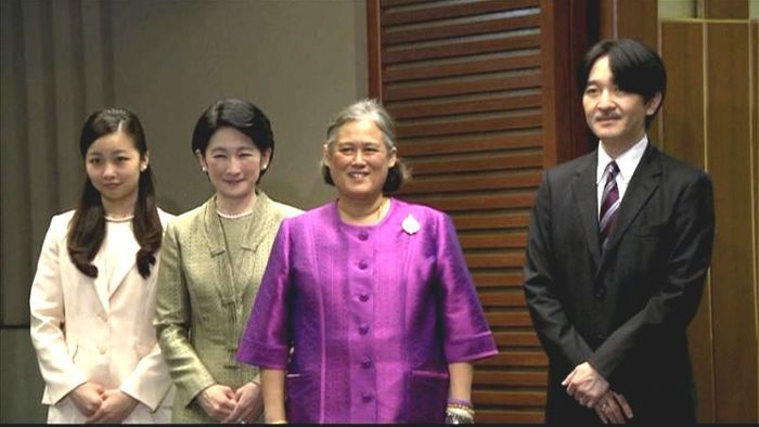 秋篠宮ご夫妻と佳子さま タイ王女と夕食会