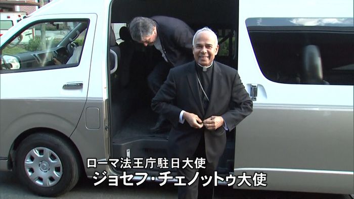 ローマ法王庁大使“赤ちゃんポスト”訪問