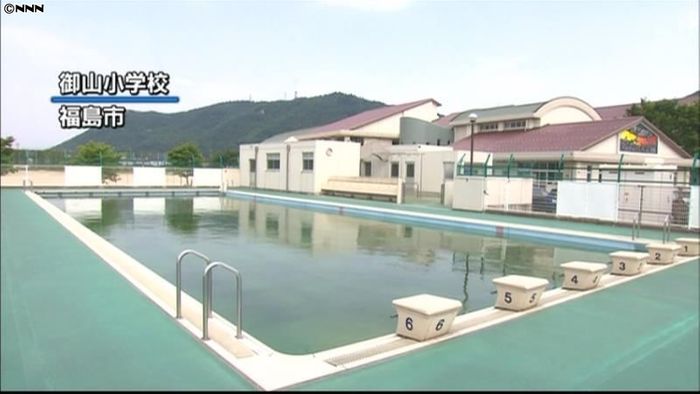 小中学校の屋外プールを使用中止に~福島市