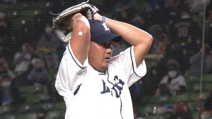 松坂大輔笑顔の引退登板 現役最後は四球