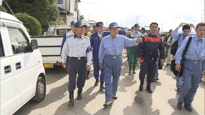 菅官房長官「対策をさらに強化」被災地視察