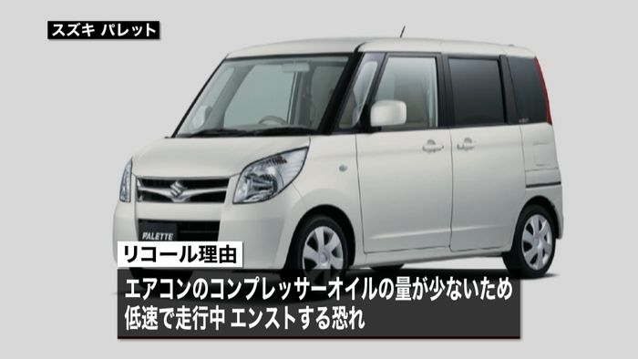 スズキ、「ワゴンR」など6車種をリコール