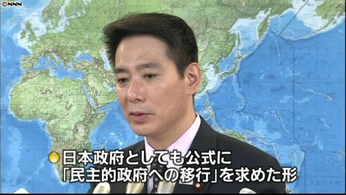 エジプト情勢で政治的安定を期待~前原外相