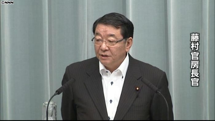 藤村官房長官「論理的ではない」発言を釈明