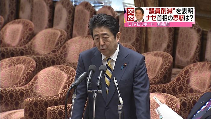 安倍首相“議席削減前倒し表明”背景には…