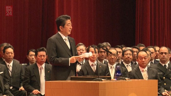 安倍首相“自衛隊の憲法明記”に改めて意欲