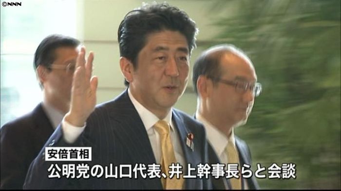北への意向伝達で努力~首相が山口氏と会談