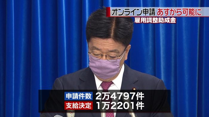 雇用調整助成金 あすからオンライン申請可
