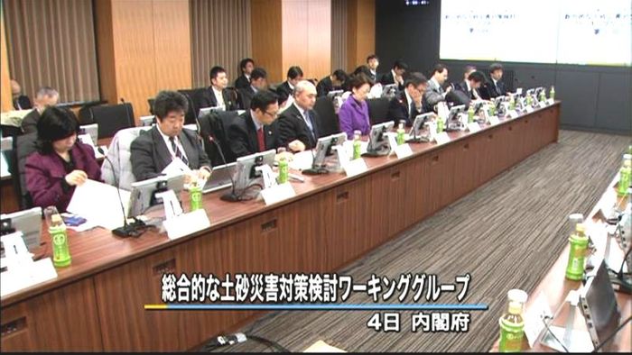 土砂災害時 伝達方法など取りまとめへ