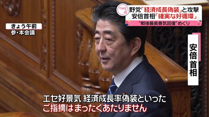 “戦後最長の好景気”政府が偽装~野党攻撃
