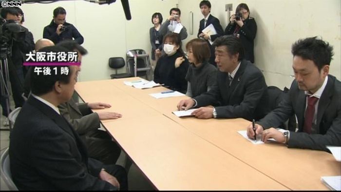 桜宮高校の保護者ら、部活動停止撤回を要望