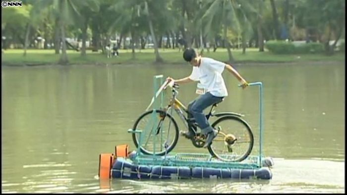 浸水地域で使える乗り物のコンテスト タイ