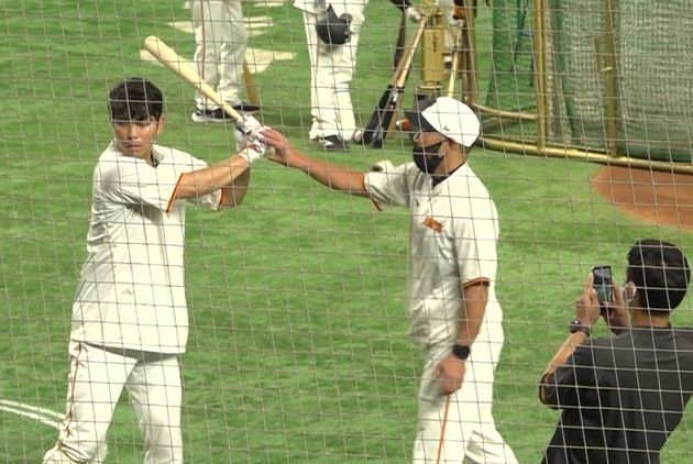 45分以上 巨人 大城卓三が阿部慎之助コーチから超熱血指導で打撃フォーム調整 ここ6試合で打数1安打