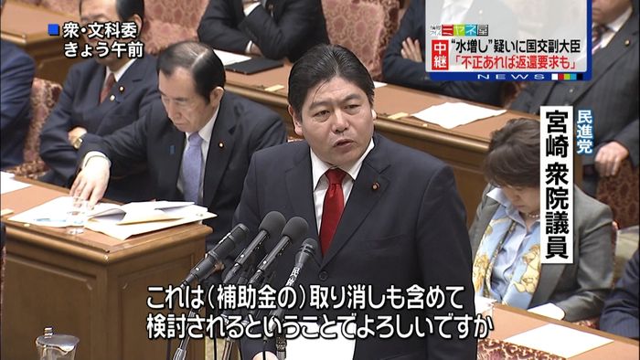 森友学園 建設費用の水増し申請疑い追及