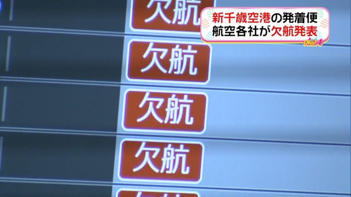日航・全日空 新千歳空港で7日も欠航多数