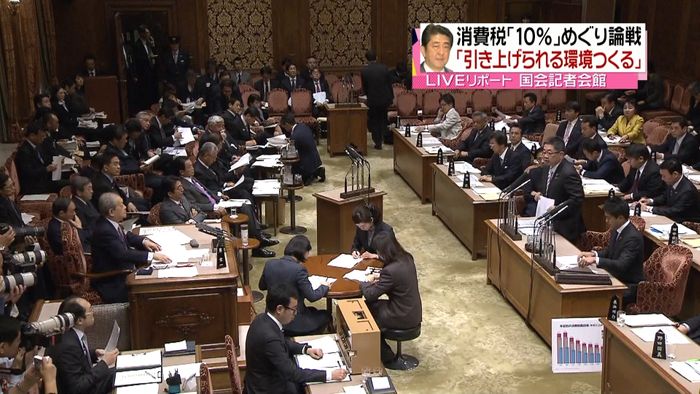 強い経済つくれる?消費税引き上げ巡り論戦
