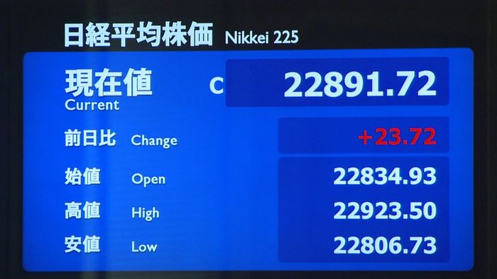 日経平均反発 輸出・金融関連株が値上がり