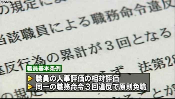 職員、教育行政基本条例が成立 大阪市議会