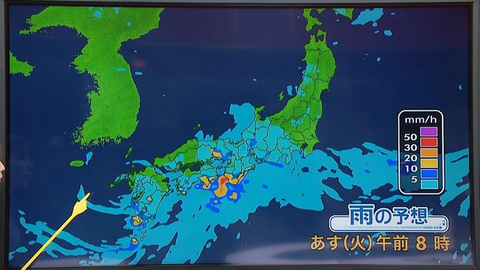 【天気】関東と北陸は降ったりやんだりの雨…夕方以降は激しく降る所も